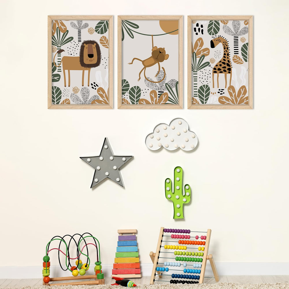 YWJKWLGS bright-colors artwork for vibrant kids room