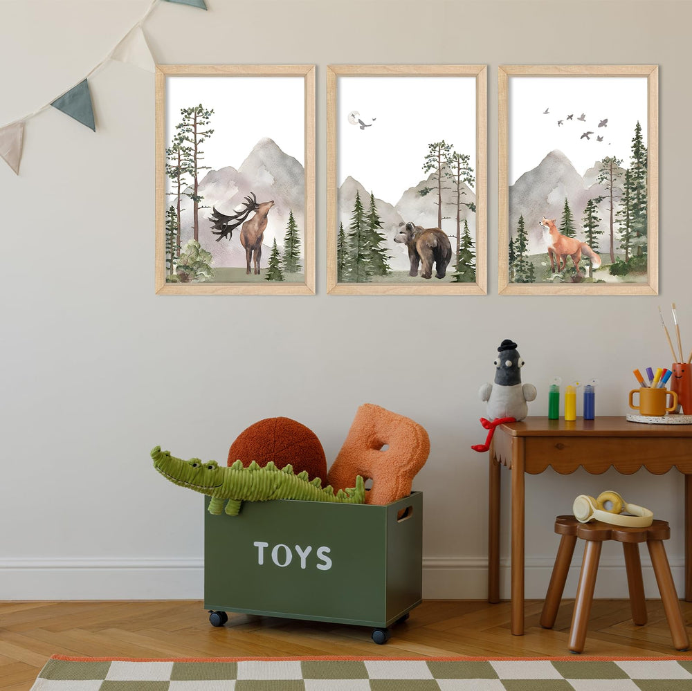 YWJKWLGS educational set aids early learning with color recognition and animal ID