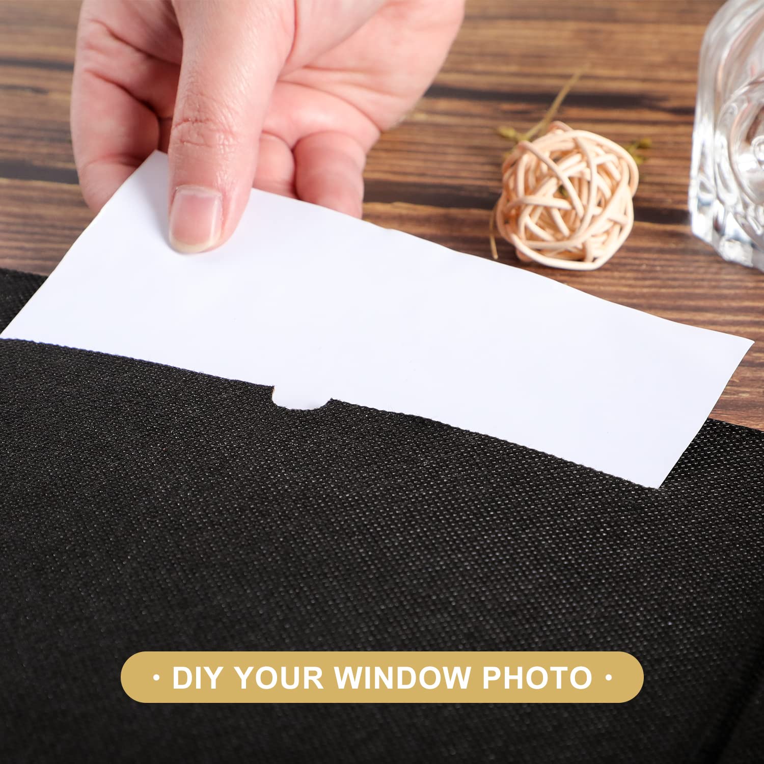 Ywlake baby photo album cover window showcases favorite photo with ease.