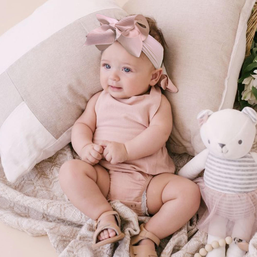 Yxiang baby headband easy to wear and gentle on hair