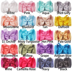 Yxiang big 6-inch bow headband offers soft, lightweight comfort for growing babies.