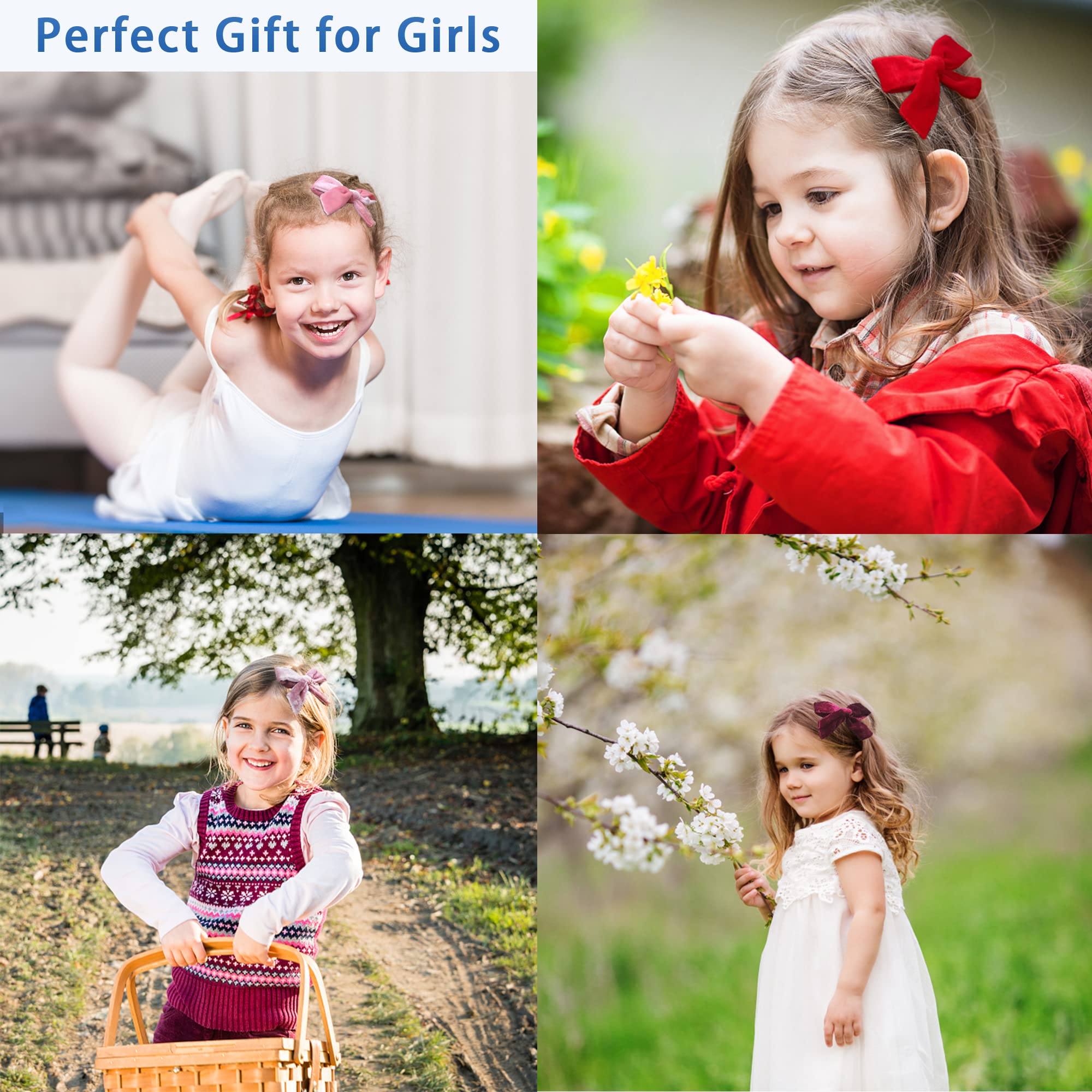 Yxiang Christmas hair clips add festive touch for little girls