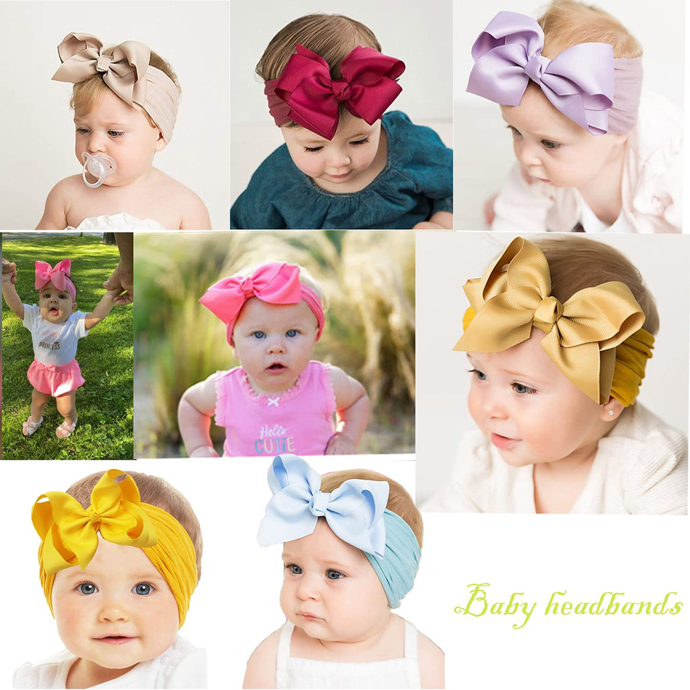 Yxiang newborn bow uses premium nylon for safe, gentle wear.