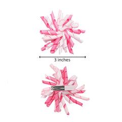 Yxiang pink korker bows close-up alligator clip showcases durable grip for active kids.