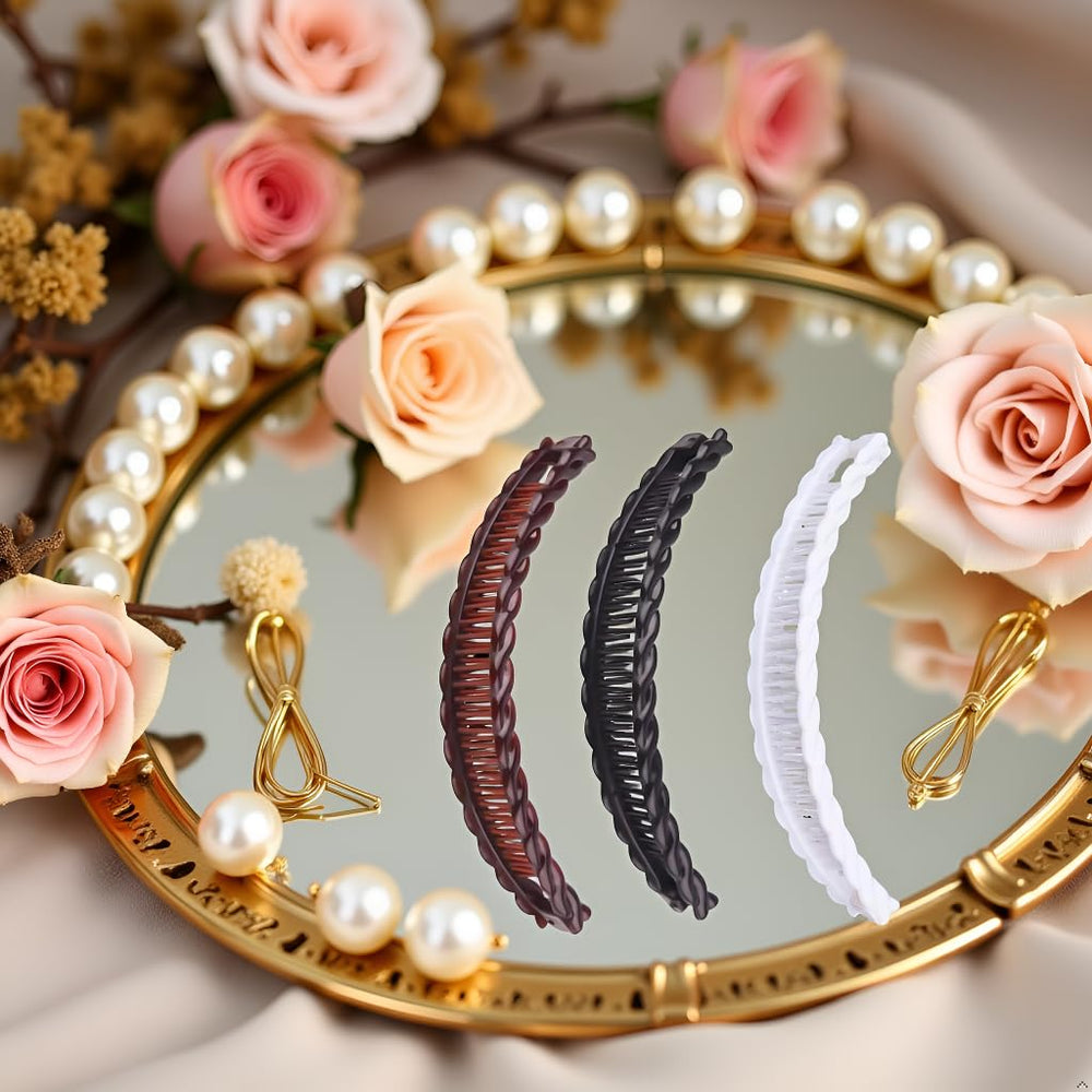 Yxinjy banana hair clip day-to-night look with quick, easy styling