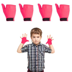 Yxmeiguo thumb guard kids pink on hand for comfortable habit support.