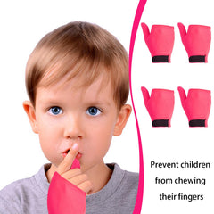 Yxmeiguo thumb-sucking glove soft fiber seen as gentle skin-friendly option.