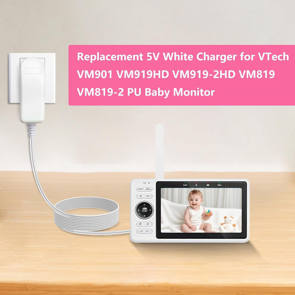 YXQZH VTech baby monitor charger cable focuses on flexible reinforced cord for longevity