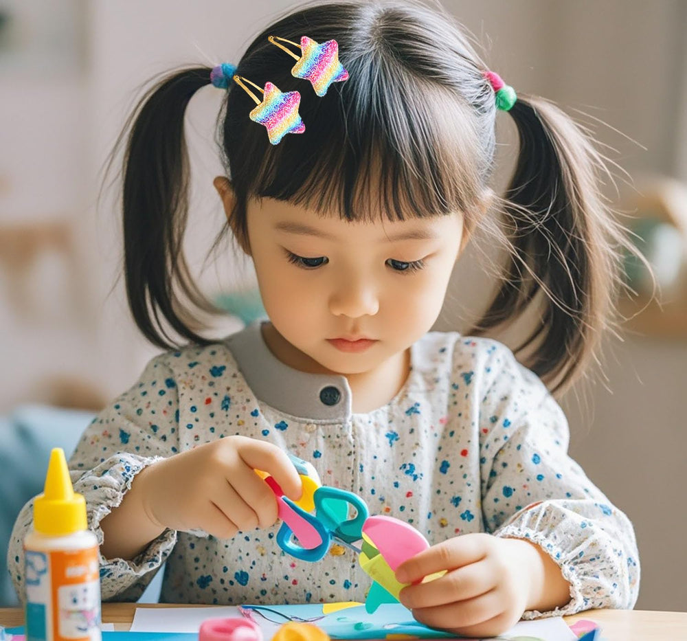 YYaaloa butterfly hair clip pairs with colorful outfits