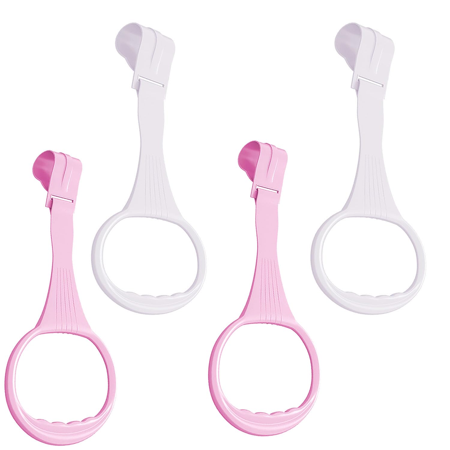 YYaaloa Walk Assistant white crib pull rings aid early standing practice