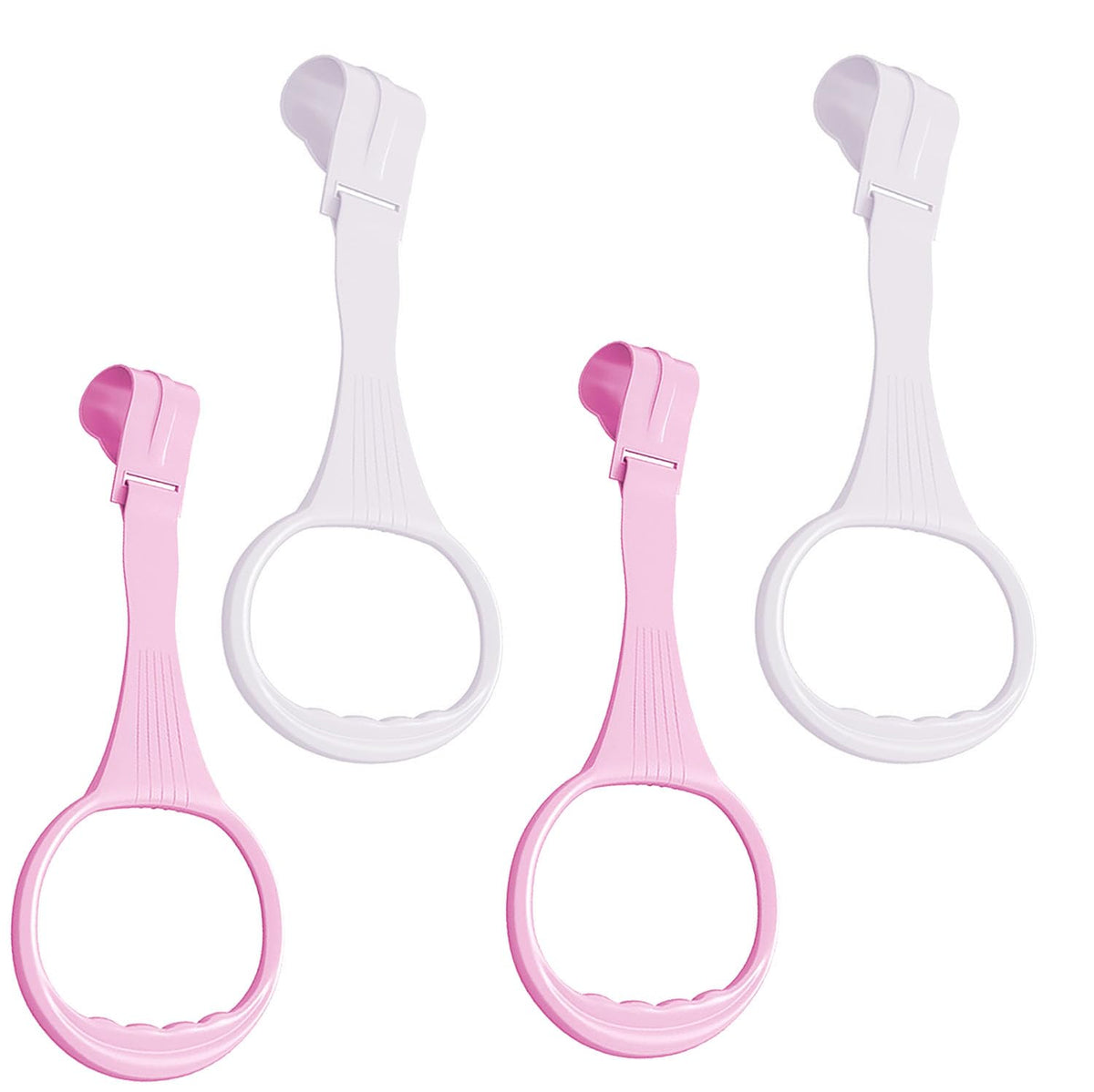 YYaaloa Walk Assistant white crib pull rings aid early standing practice