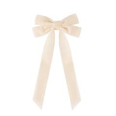 YYaaloa velvet hair bows in black, chic finish for parties and events.