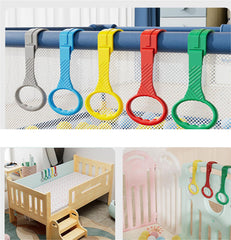 YYaaloa Walk Assistant crib attachment demonstrates tool-free setup for cribs.