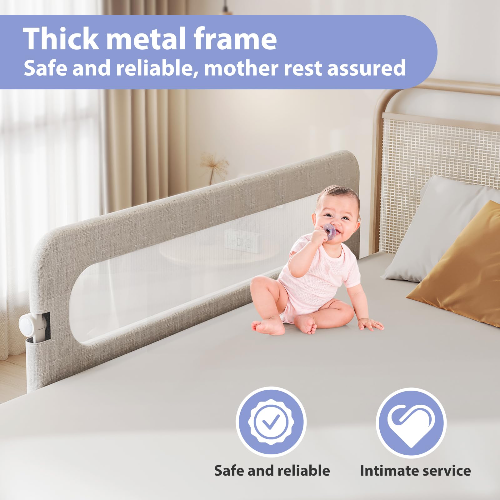 YYAMEA removable mesh fabric highlights machine washable feature for clean setup.