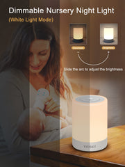 YYDSKIT rechargeable night light shown charging; designed for long-lasting nighttime visibility.