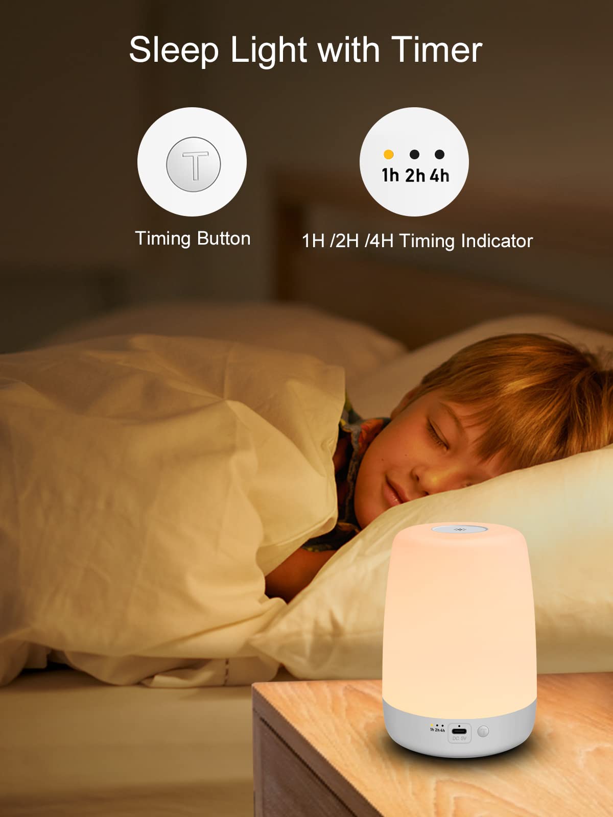 YYDSKIT night light foldable hook enables portable use and travel