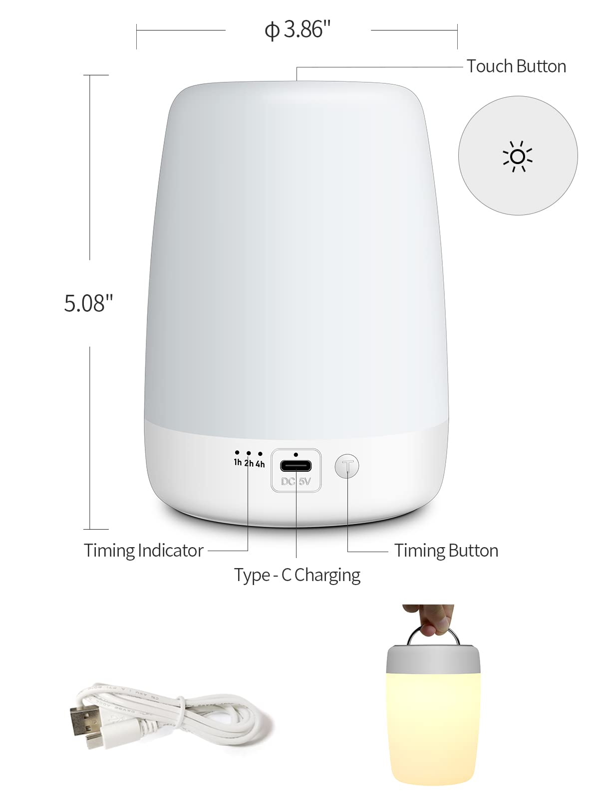 YYDSKIT night light gift packaging makes a thoughtful present
