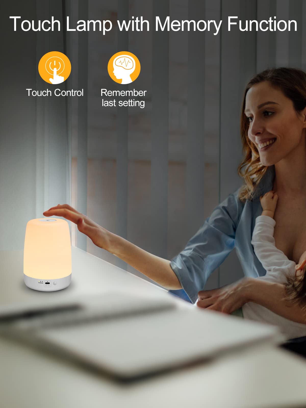 YYDSKIT night light portable bedside companion for midnight awakenings