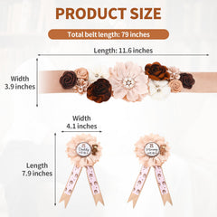 Yylaiire teddy bear maternity corsage 1 adds charming focal point for baby shower decor.