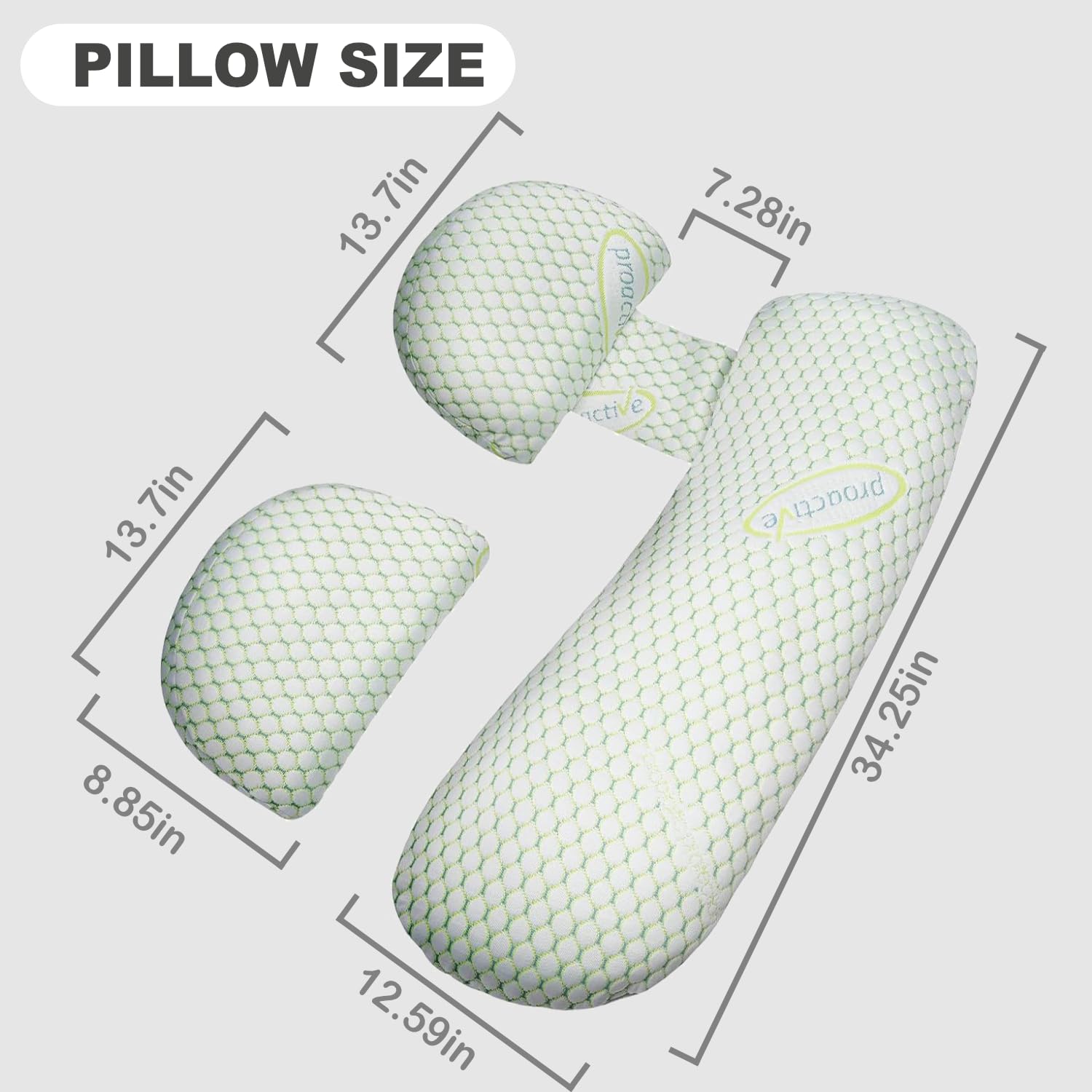 YZCCtixi maternity pillow makes a thoughtful baby shower gift.