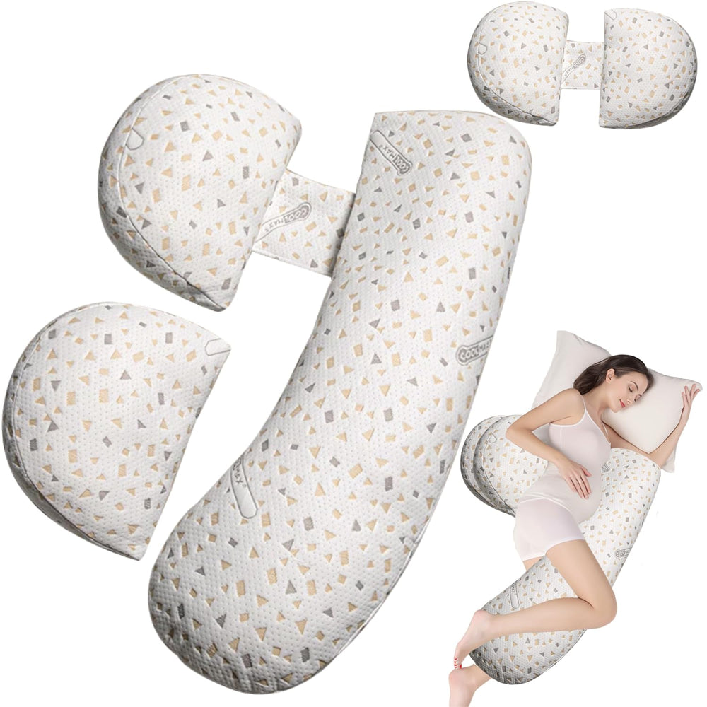 YZCCtixi pregnancy pillow full-body support for comfortable sleep