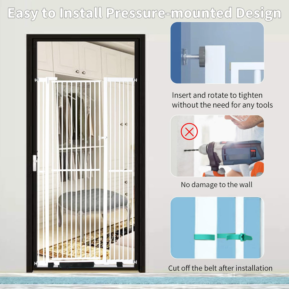 YZHDUXIU adjustable-width 29.92-48 inches fits wide openings.