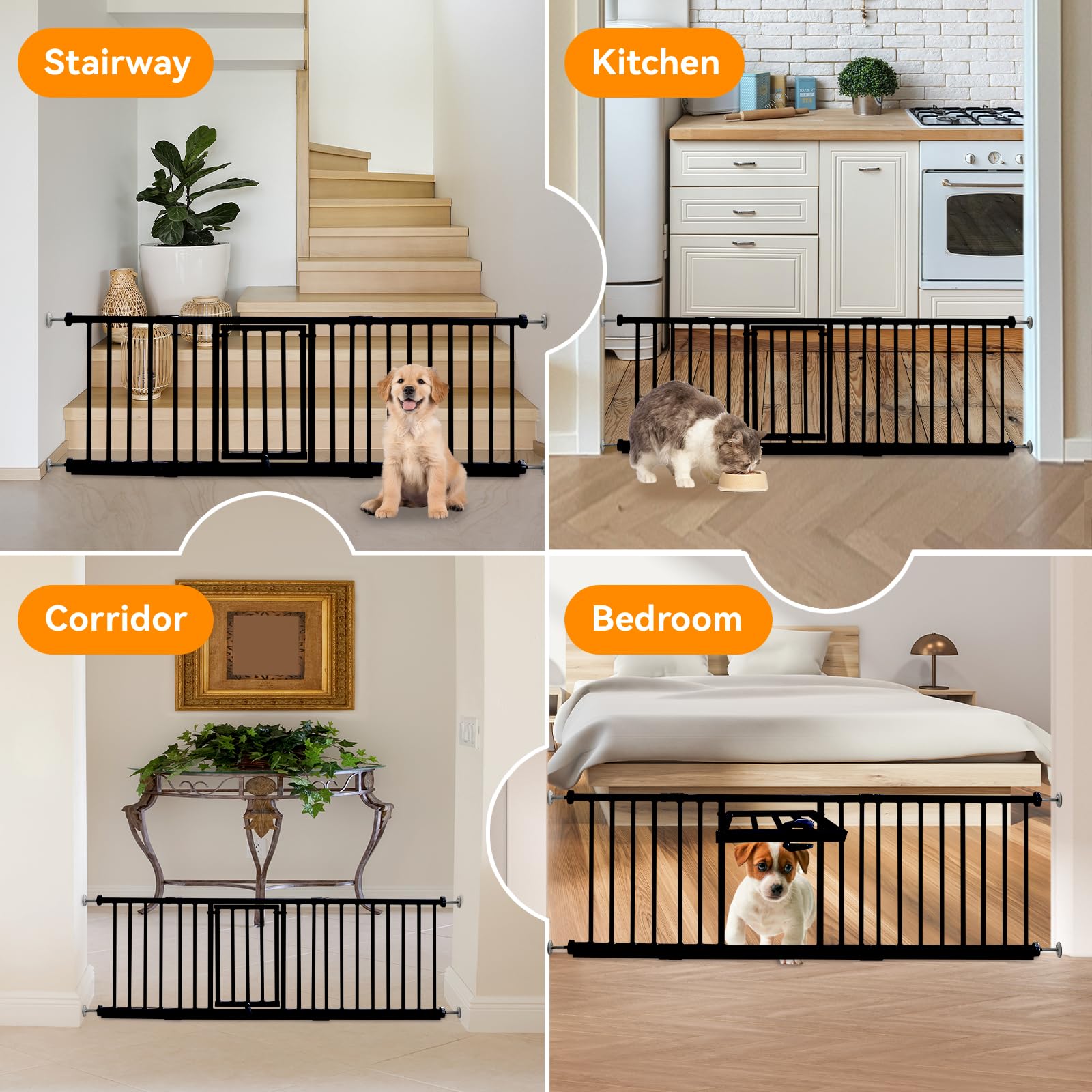 YZHDUXIU sturdy steel frame delivering durable pet containment