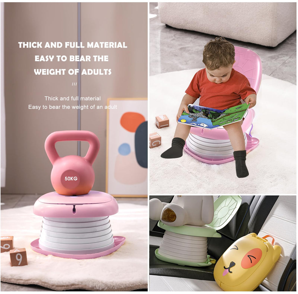 YZNlife Travel Potty made from ABS with curved design