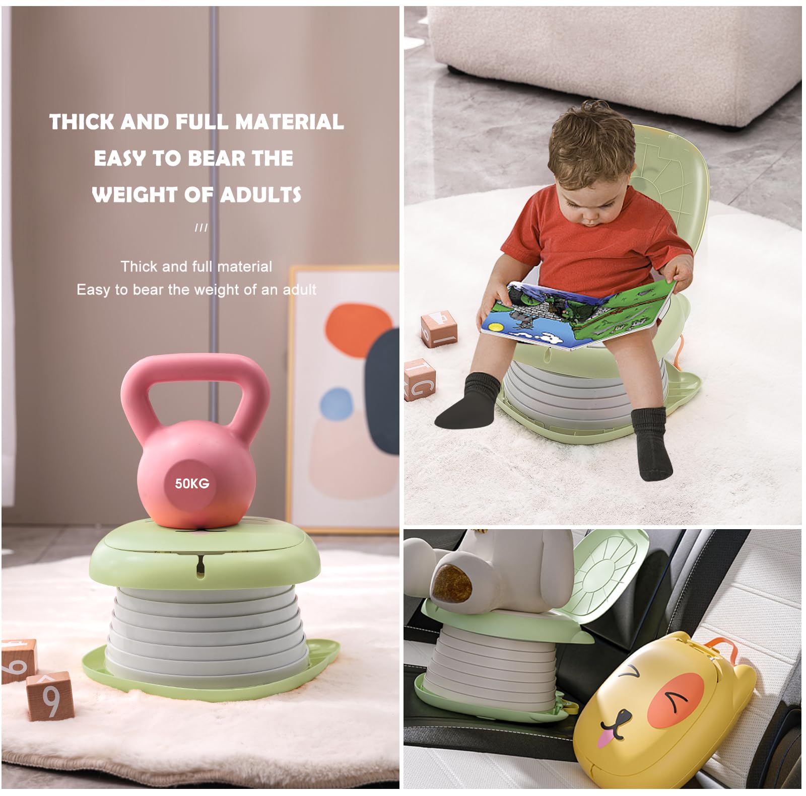 YZNlife Travel Potty easy open and close for quick setup