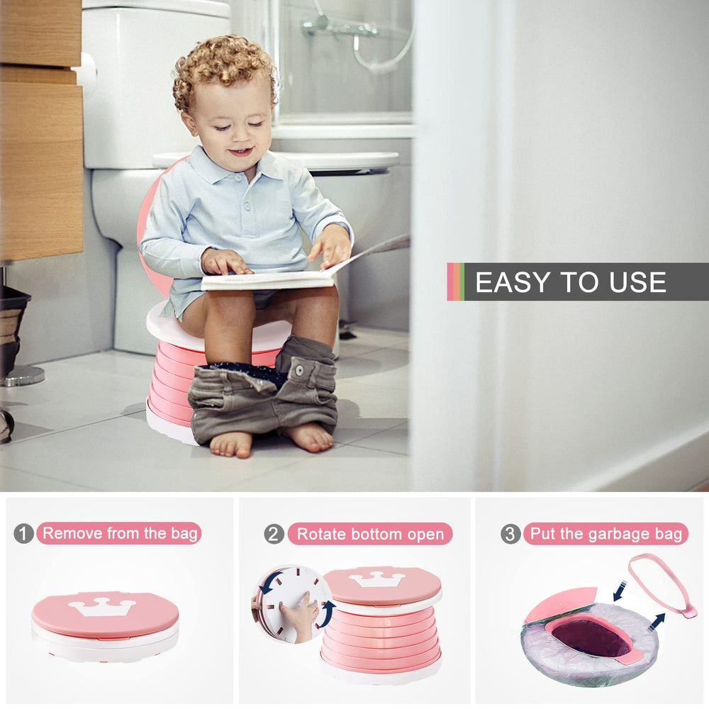 YZNlife travel potty splash guard keeps mess contained during use.