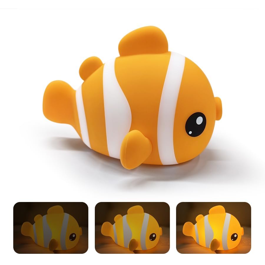 YzzYzz clownfish night light gift packaging makes a thoughtful present