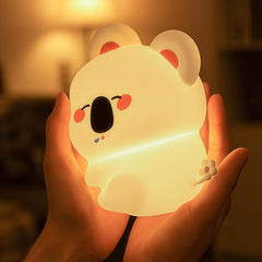 YzzYzz koala night light touch-control closeup for bedtime routine