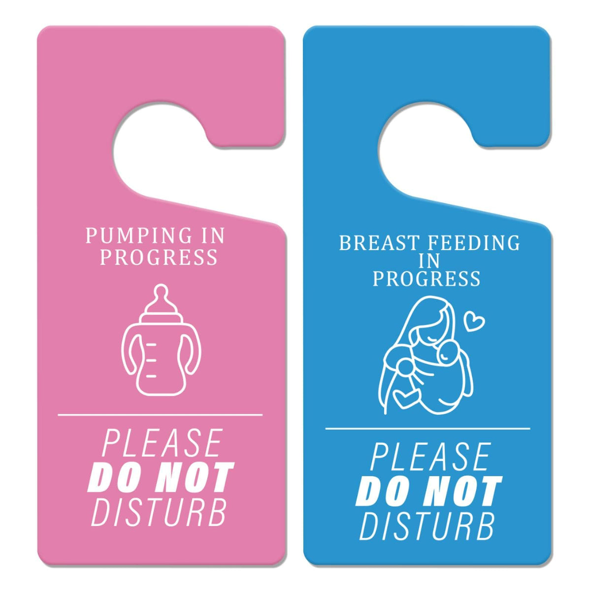 Zaamwoyy breastfeeding door sign front view signals privacy for nursing sessions