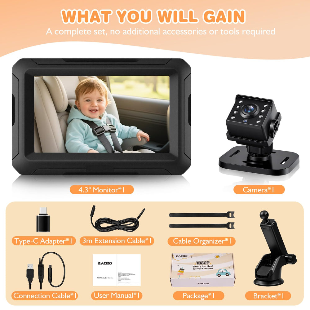 Zacro extendable arm 5.1 to 7.9 inches for flexible mounting