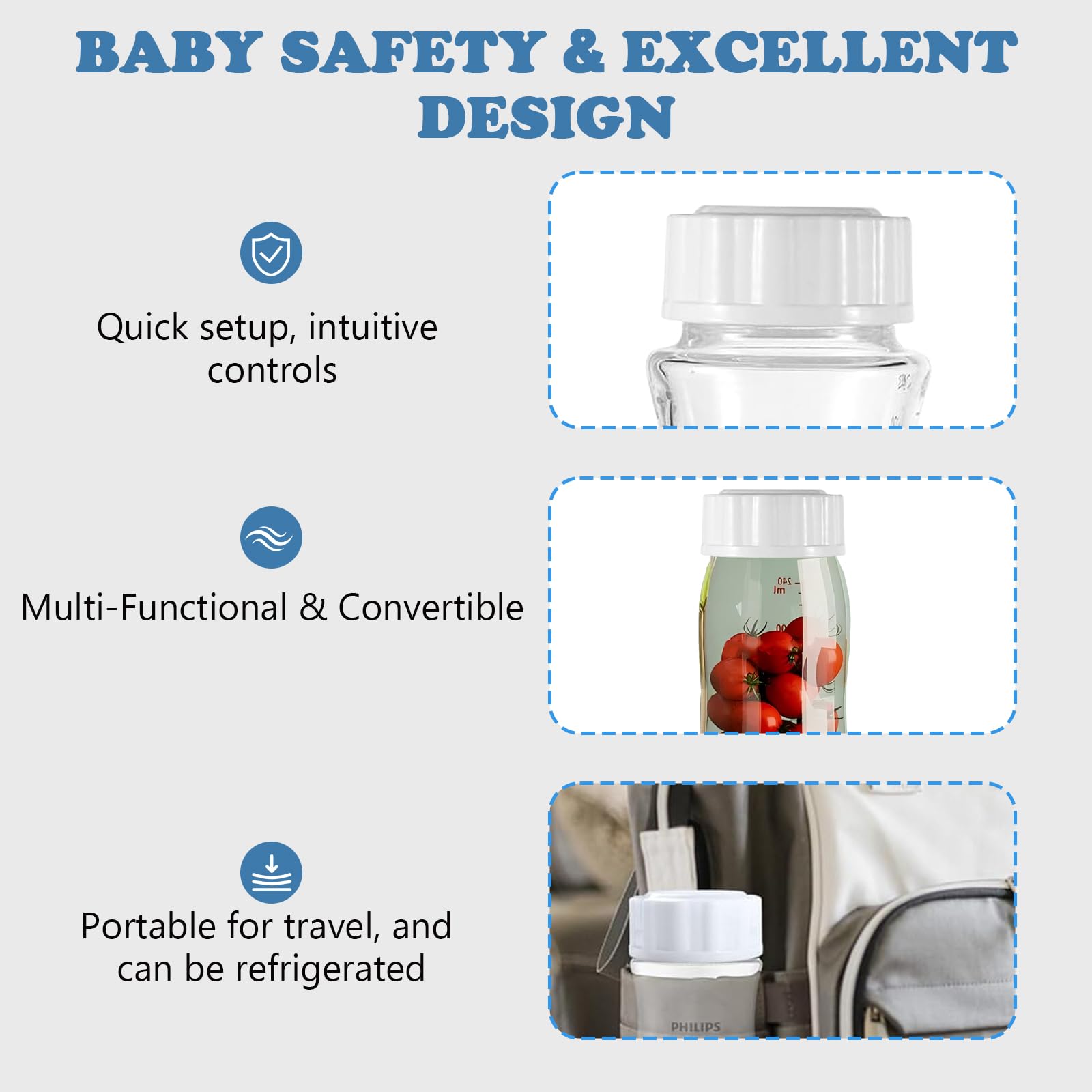 Zafflerva BPA-free PP cap emphasizes safe, leak-free bottle lids.