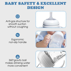 Zafflerva ergonomic-handles encourage little hands to grip and self-feed.