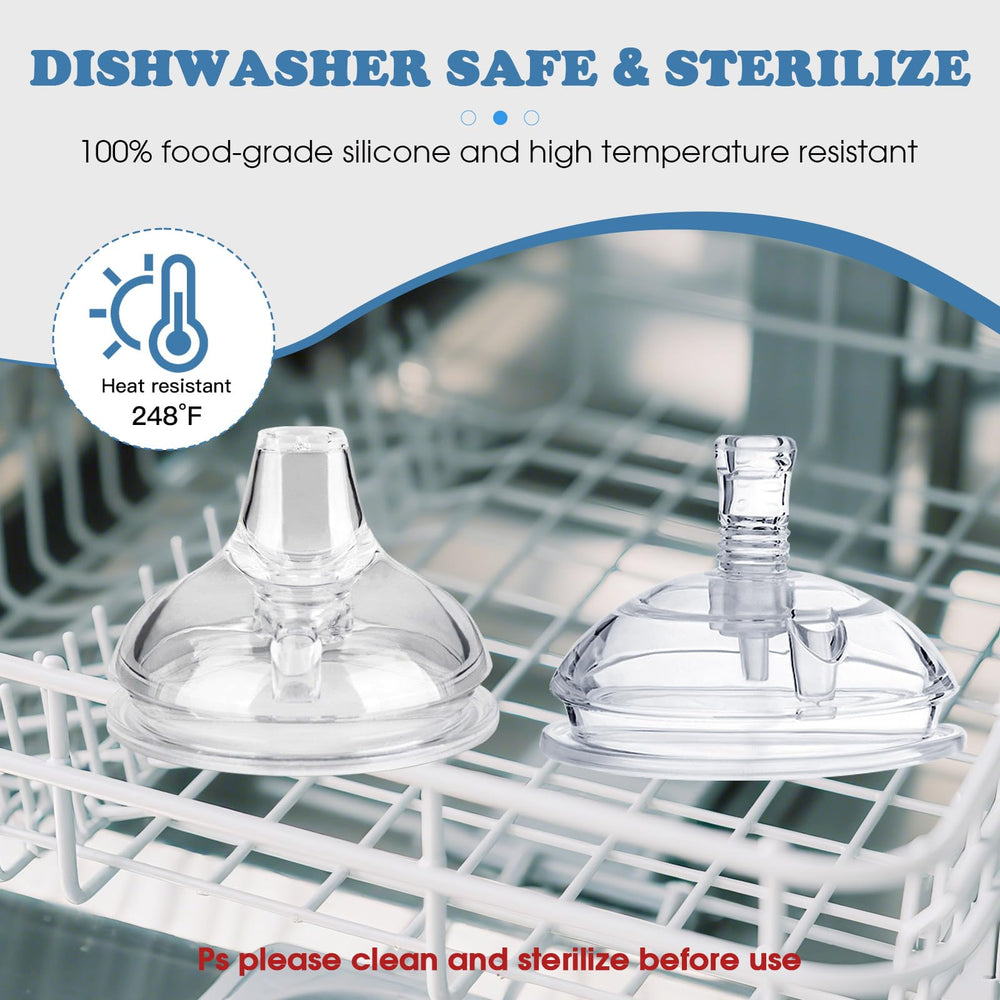 Zafflerva four-pack durable nipples ensure ready replacements for busy days.