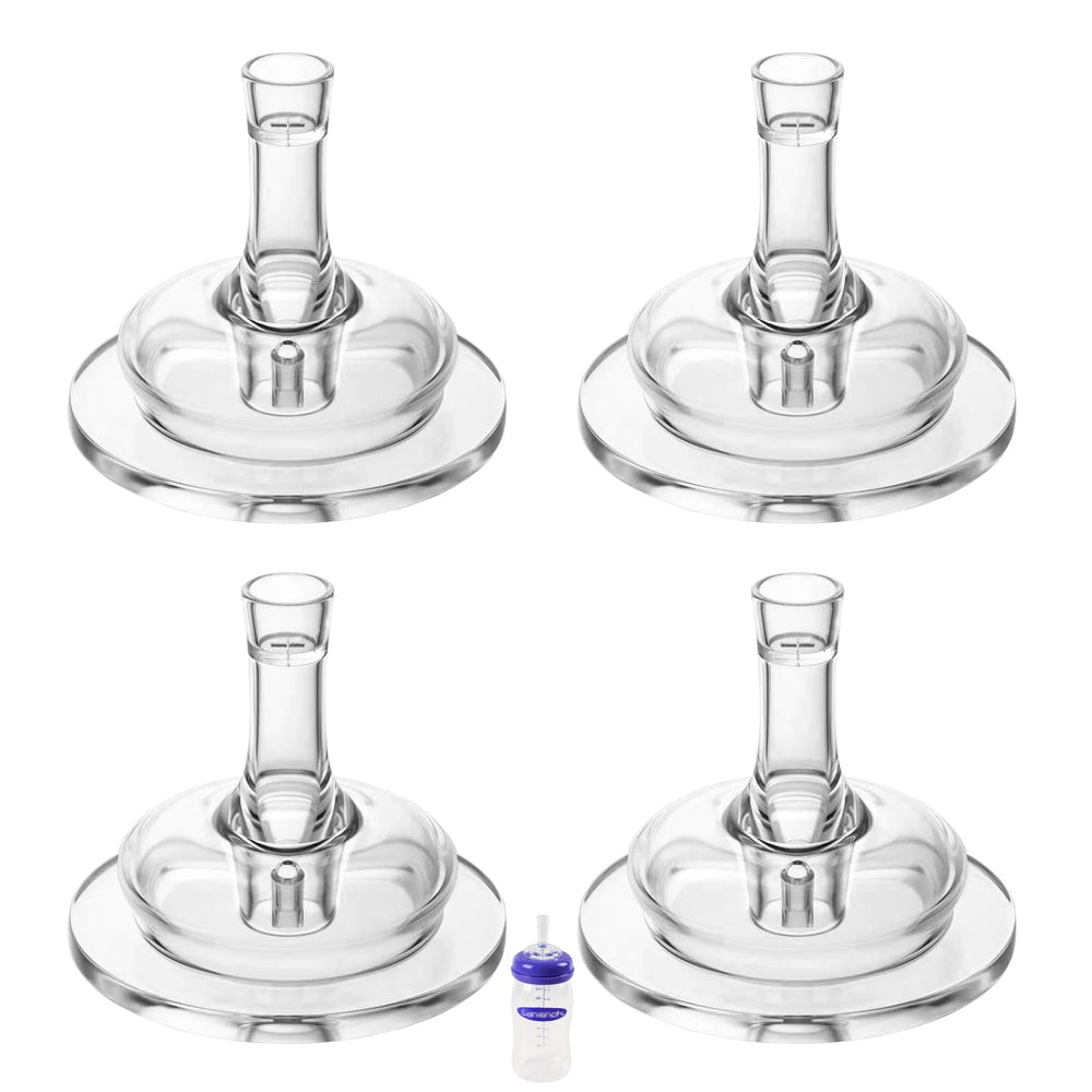 Zafflerva sippy nipple for Lansinoh bottles eases transition to a training cup.