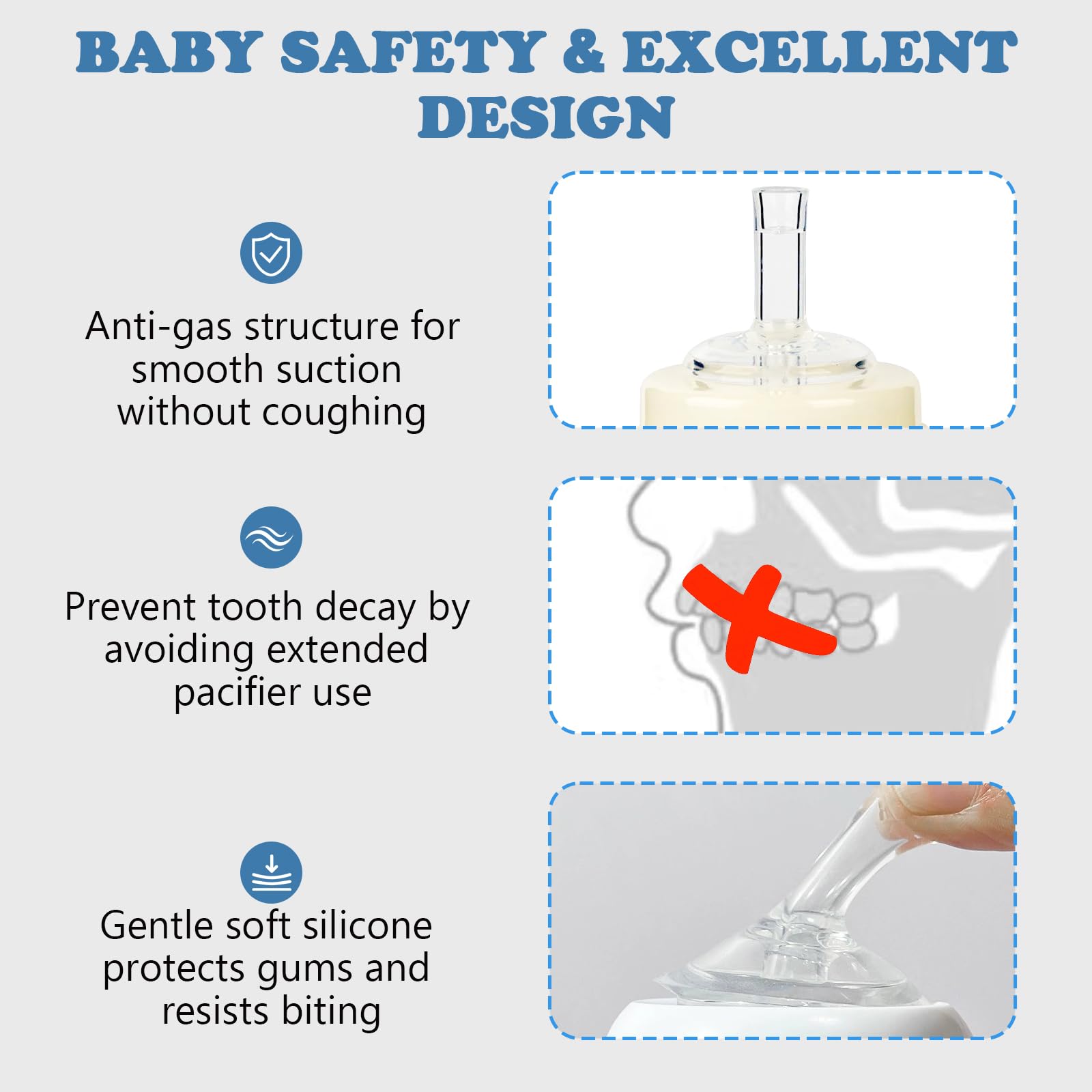 Zafflerva silicone nipple is dishwasher-safe for easy cleaning.
