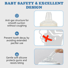 Zafflerva spout-sippy-nipples-leak-resistance helps mess-free sipping.