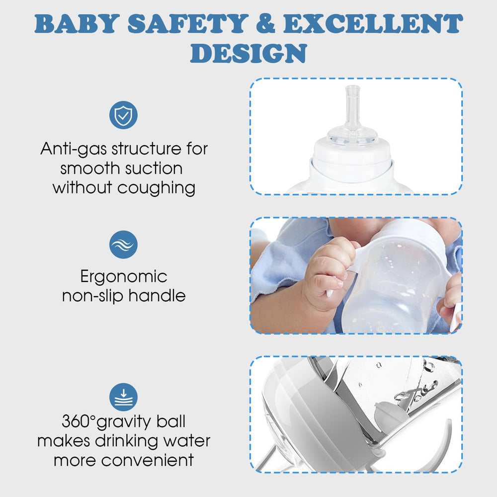 Zafflerva weighted straw with ball for sipping at any angle and fewer spills.
