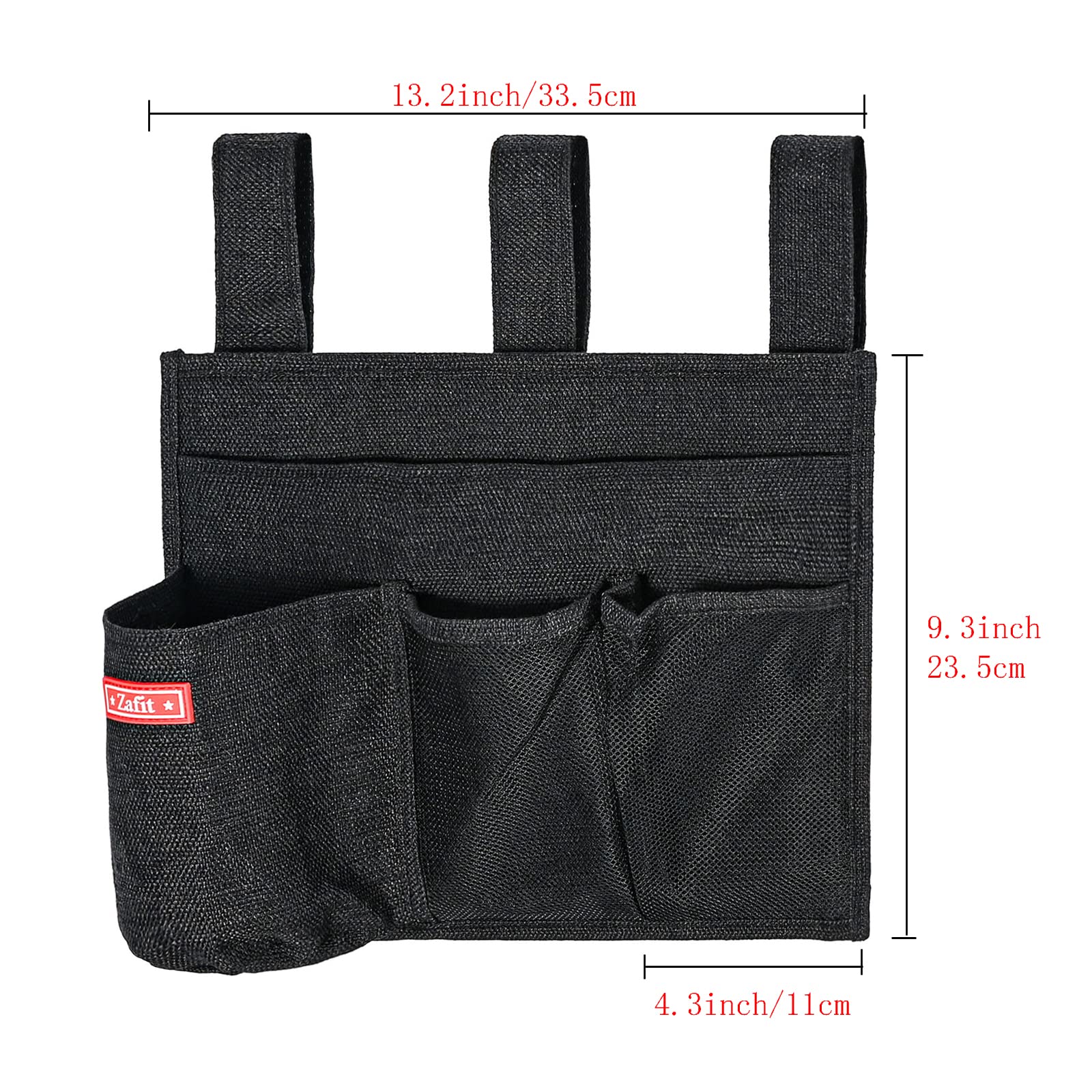 Zafit cloth-pocket closeup highlights sturdy fabric for daily use.