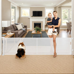 Zaguoroo 28-inch tall gate extended fits wide openings for pets and toddlers.