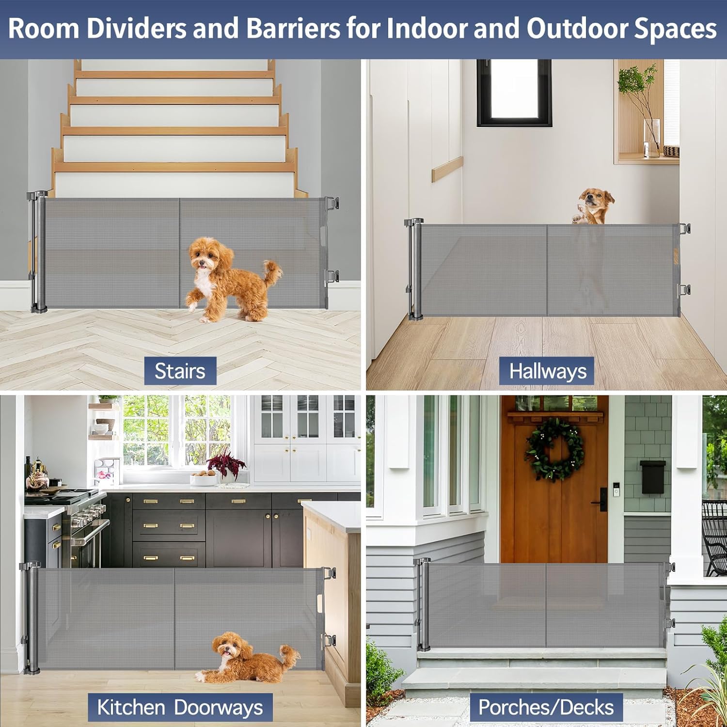 Zaguoroo universal baseboard brackets adjust for secure fit.
