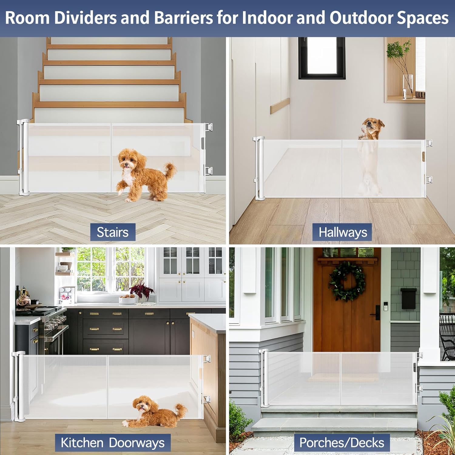 Zaguoroo gate indoor-outdoor waterproof rustproof mesh for versatile spaces.