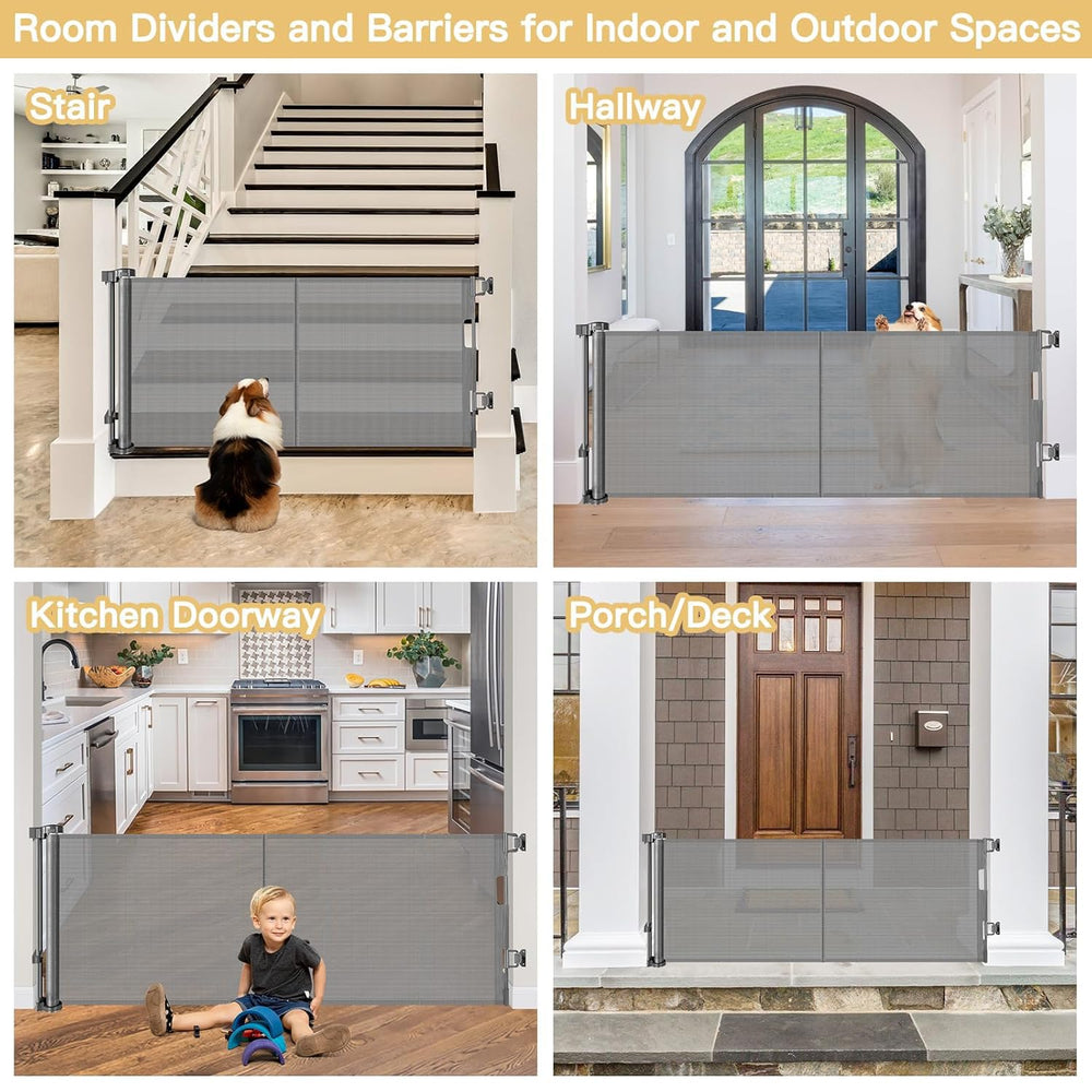 Zaguoroo reinforced hardware adjusts to baseboards for easy installation.