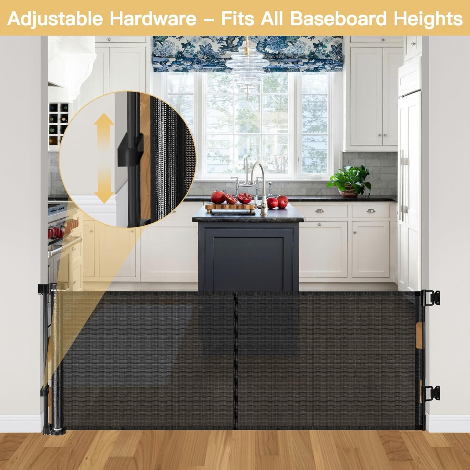 Zaguoroo scratch-resistant mesh provides durable playtime protection.