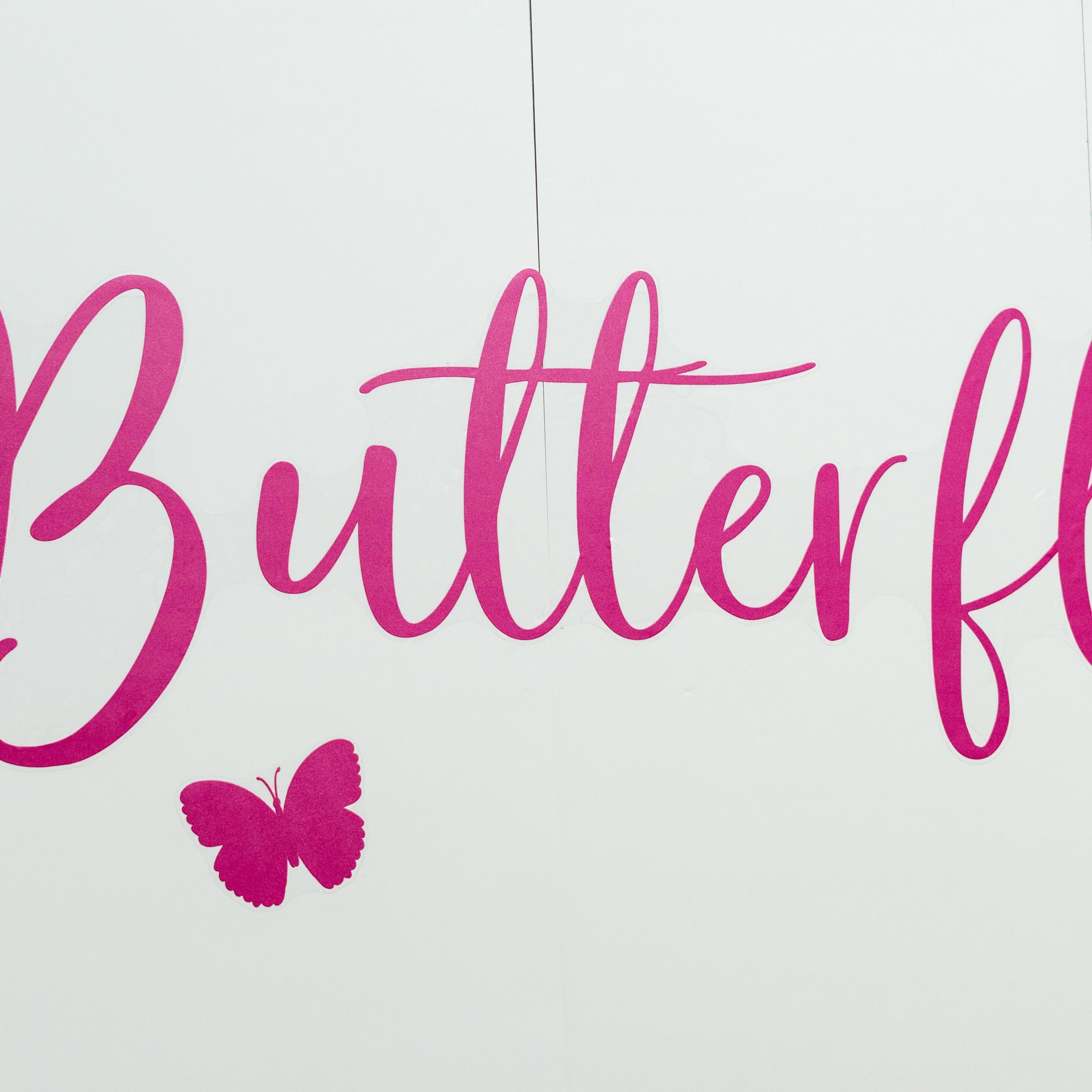 ZAIBIANHAO balloon arch enhancement with butterfly accents.