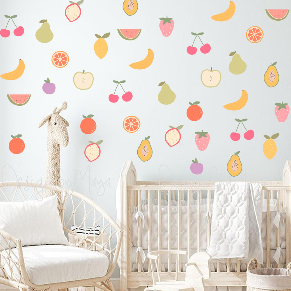 ZAIBIANHAO cherries wall decal cheerful accents for bedrooms