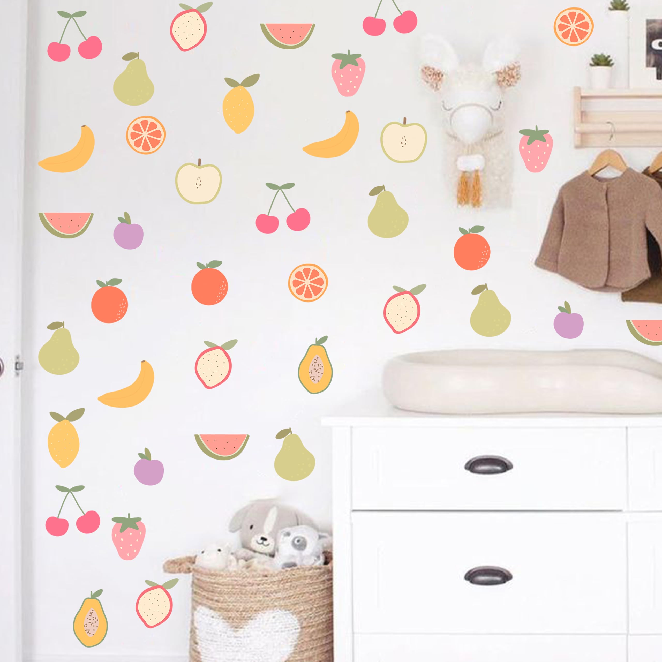 ZAIBIANHAO pineapple wall decal tropical vibe for nurseries
